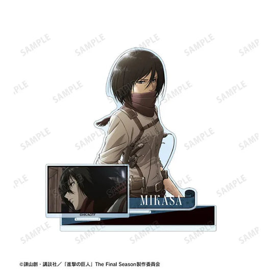 Attack on Titan Anime Merch - Mikasa BIG Acrylic Stand