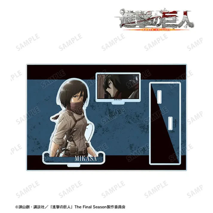 Attack on Titan Anime Merch - Mikasa BIG Acrylic Stand