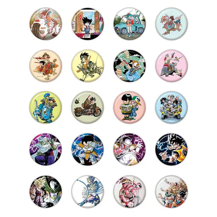Dragon Ball Anime Merch - Original Art Badge Collection (1 Random Type)