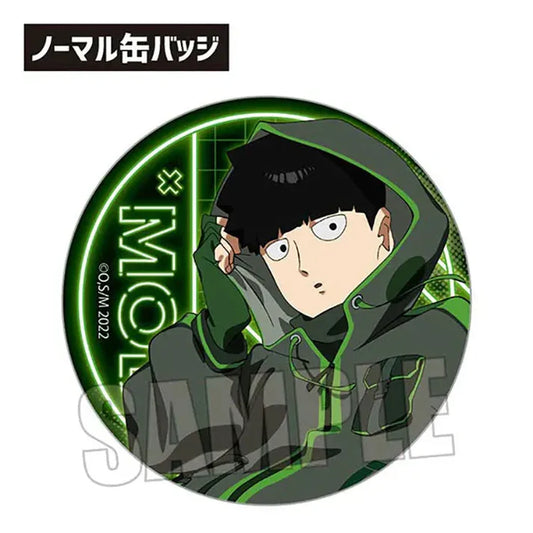 Mob Psycho 100 III - Anime Merch - Trading Tin Badge Cyberpunk Ver. Shigeo Kageyama
