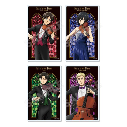 Attack on Titan Quartet Ver. Acrylic Card 02