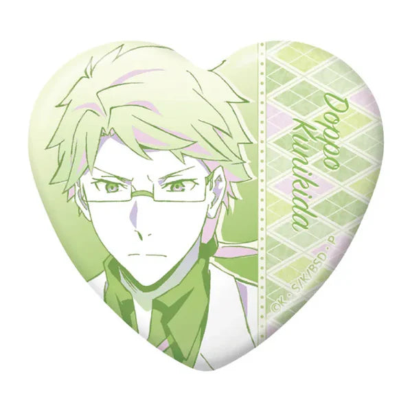 Bungo Stray Dogs Anime Merch - Trading Heart Tin Badge vol.4 Kunikida Doppo