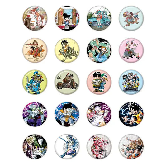 Dragon Ball Anime Merch - Original Art Badge Collection (1 Random Type)