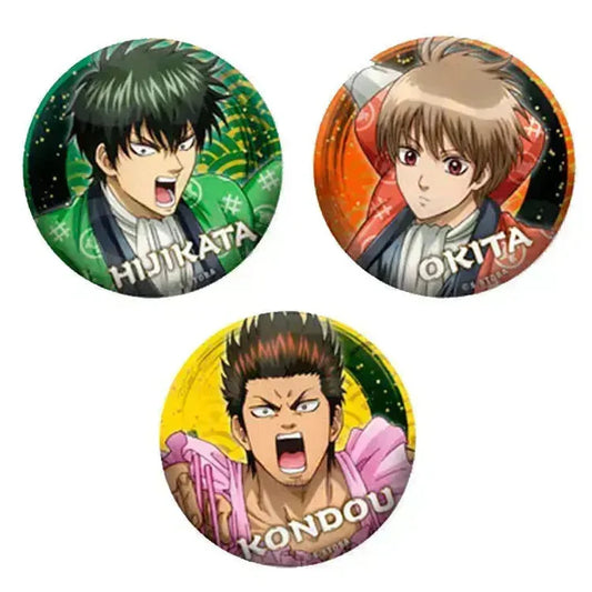 Gintama Anime Merch - Trading Metallic Tin Badge (1 Random)