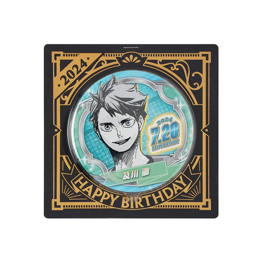 HAIKYU!! Anime Merch - Toru Oikawa 2024 Birthday Can Badge