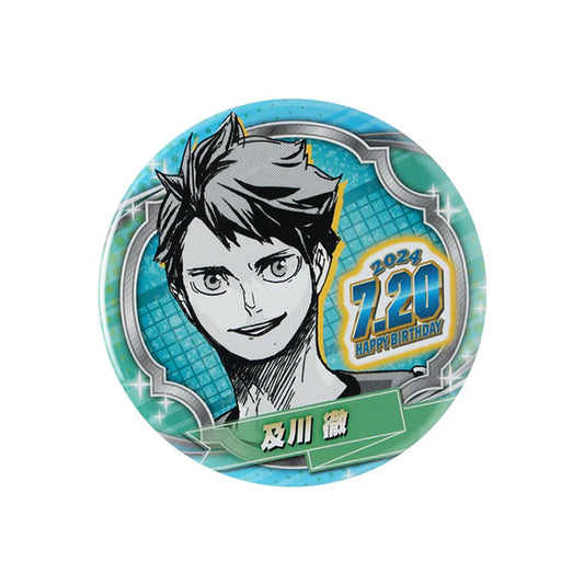 HAIKYU!! Anime Merch - Toru Oikawa 2024 Birthday Can Badge