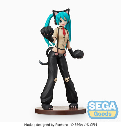 Hatsune Miku - Hatsune Miku Project DIVA Arcade Future Tone SPM Prize Figure (Kitty Cat Ver.)