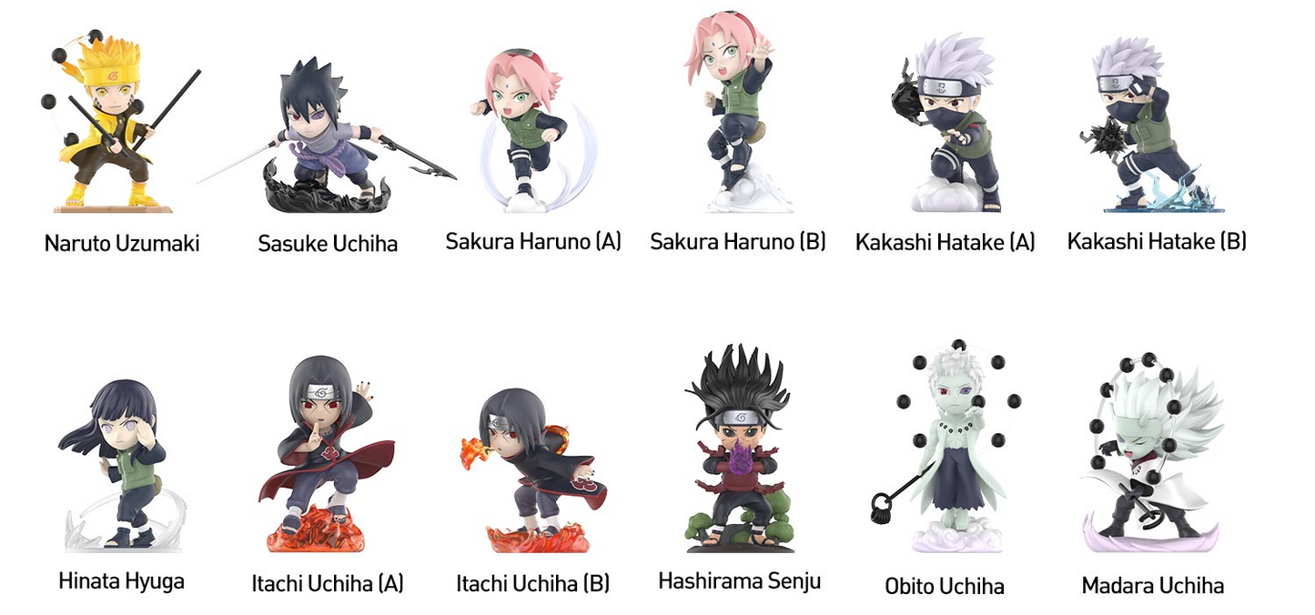 Naruto Ninkai Taisen Series Figures Single Box Blind Box POP MART