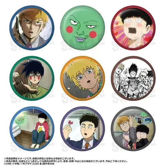 Mob Psycho 100 III - Anime Merch - Tin Badge Collection vol.3
