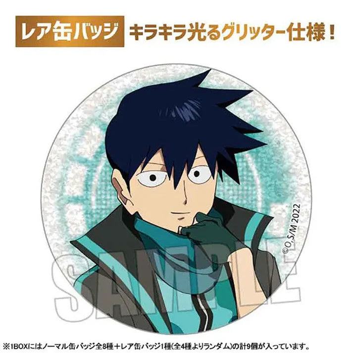 Mob Psycho 100 III - Anime Merch - Trading Tin Badge Cyberpunk Ver. Ritsu Kageyama Glittered