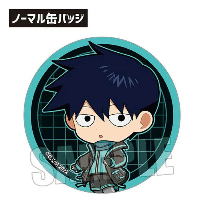 Mob Psycho 100 III - Anime Merch - Trading Tin Badge Cyberpunk Ver. Ritsu Kageyama (Chibi) 