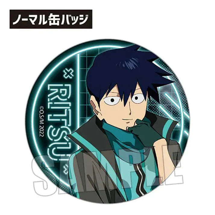 Mob Psycho 100 III - Anime Merch - Trading Tin Badge Cyberpunk Ver. Ritsu Kageyama