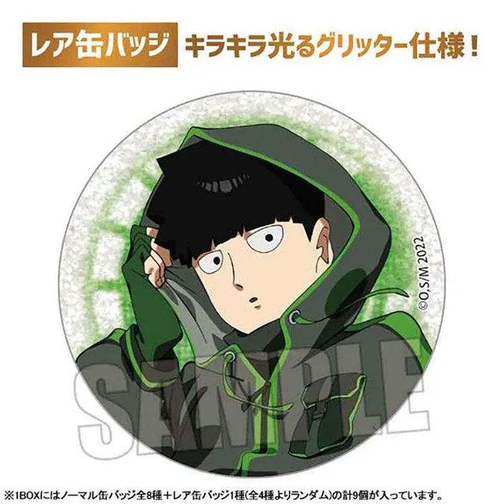 Mob Psycho 100 III - Anime Merch - Trading Tin Badge Cyberpunk Ver. Shigeo Kageyama Glittered 