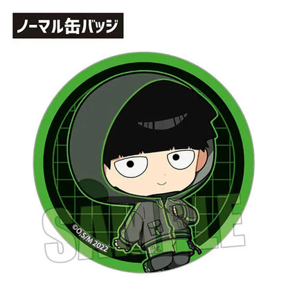 Mob Psycho 100 III - Anime Merch - Trading Tin Badge Cyberpunk Ver. Shigeo Kageyama (Chibi)