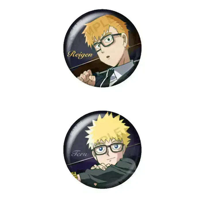 Mob Psycho 100 III - Anime Merch - Trading Tin Badge Suit Ver. 03