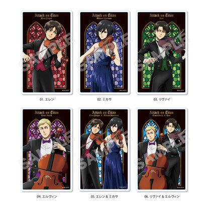 Pre-Order Attack on Titan Quartet Ver. Acrylic Card (Box)