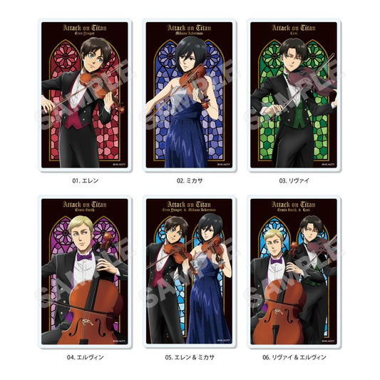 Pre-Order Attack on Titan Quartet Ver. Acrylic Card (Box)