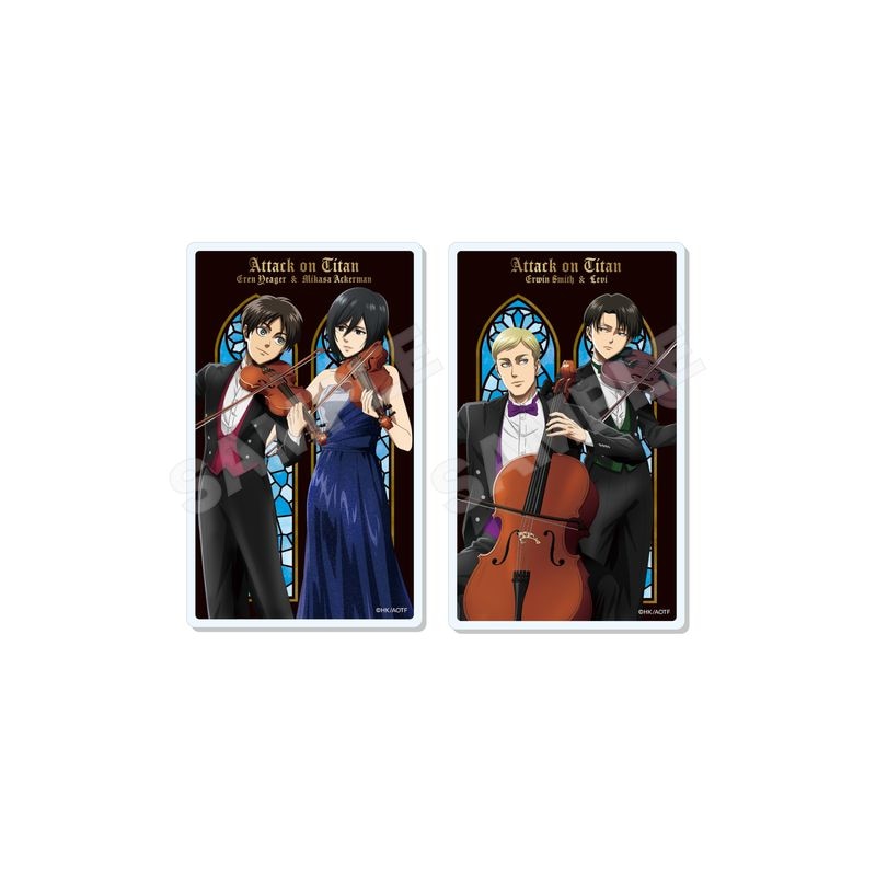 Pre-Order Attack on Titan Quartet Ver. Acrylic Card (Box)