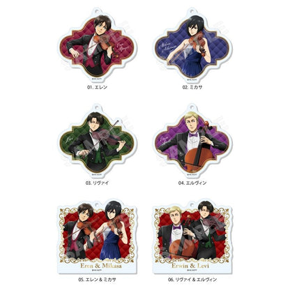 Pre-Order Attack on Titan Quartet Ver. Acrylic Key Chain (Box)