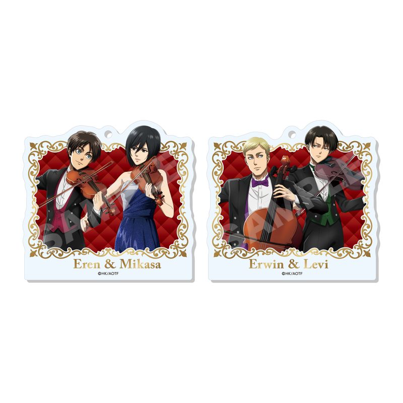 Pre-Order Attack on Titan Quartet Ver. Acrylic Key Chain (Box)
