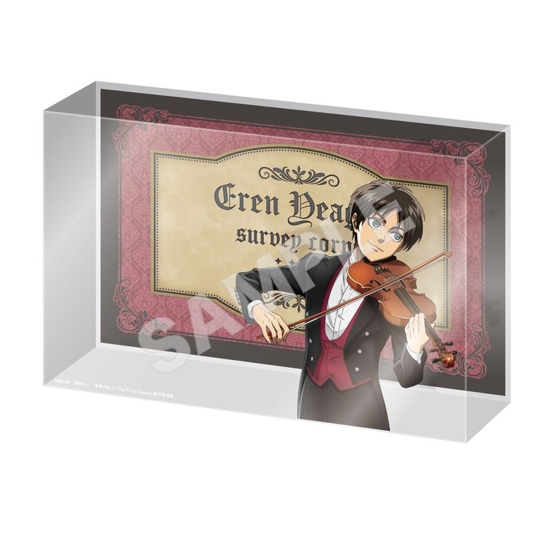 Pre-Order Attack on Titan Quartet Ver. Crystal Art Board Eren