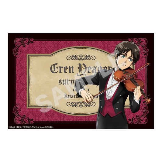 Pre-Order Attack on Titan Quartet Ver. Crystal Art Board Eren